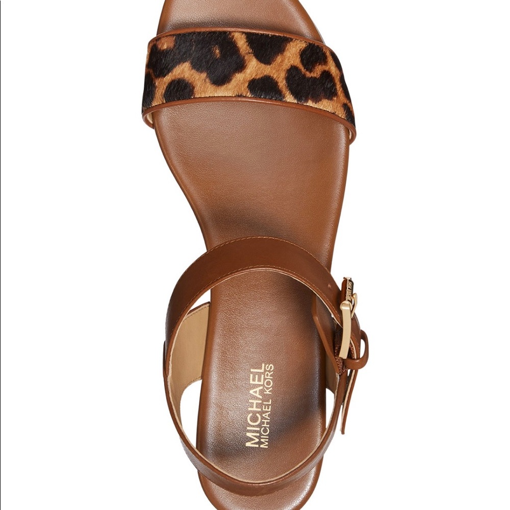 Michael Kors Marlon Platform Sandals Size 8 - Picture 2 of 8